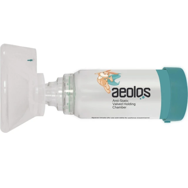 Aeolos Chamber Baby Βρεφικός Αεροθάλαμος Εισπνοών 0-18 Μηνών (Μάσκα + Επιστόμιο)