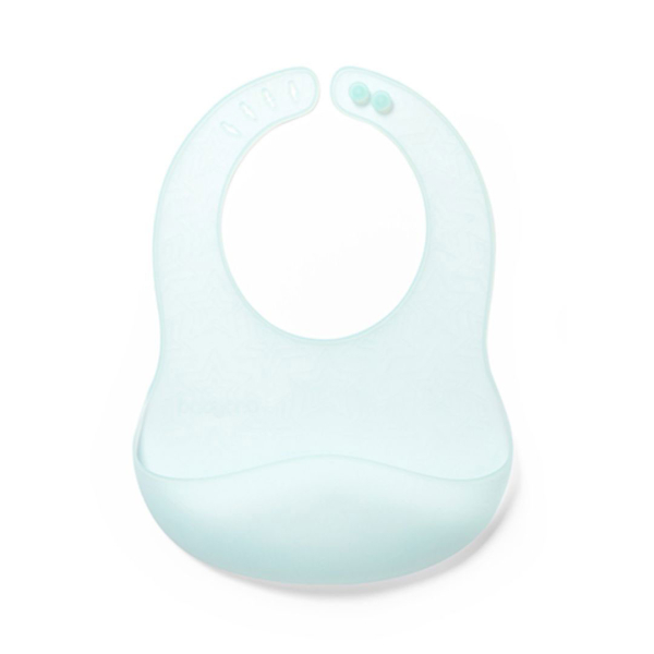 BabyOno Σαλιάρα Σιλικόνης 6m+ Turquoise