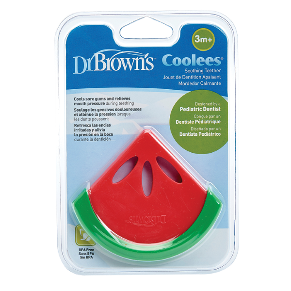 Dr. Brown’s Coolees Δροσιστικός Κρίκος Οδοντοφυΐας Καρπούζι 3m+