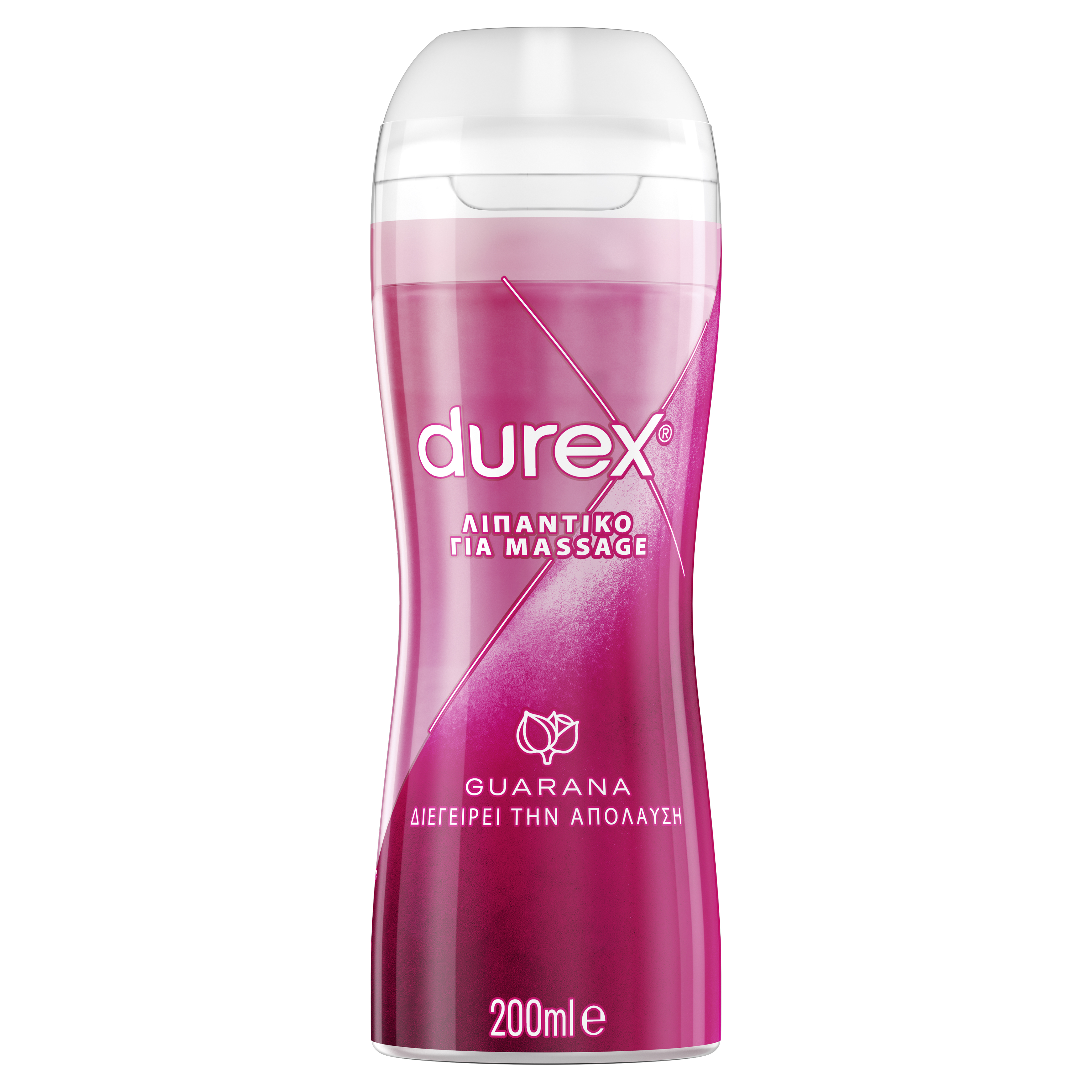 Durex Λιπαντικό Διεγερτικό Gel Play Massage 2 In 1 Guarana 200ml