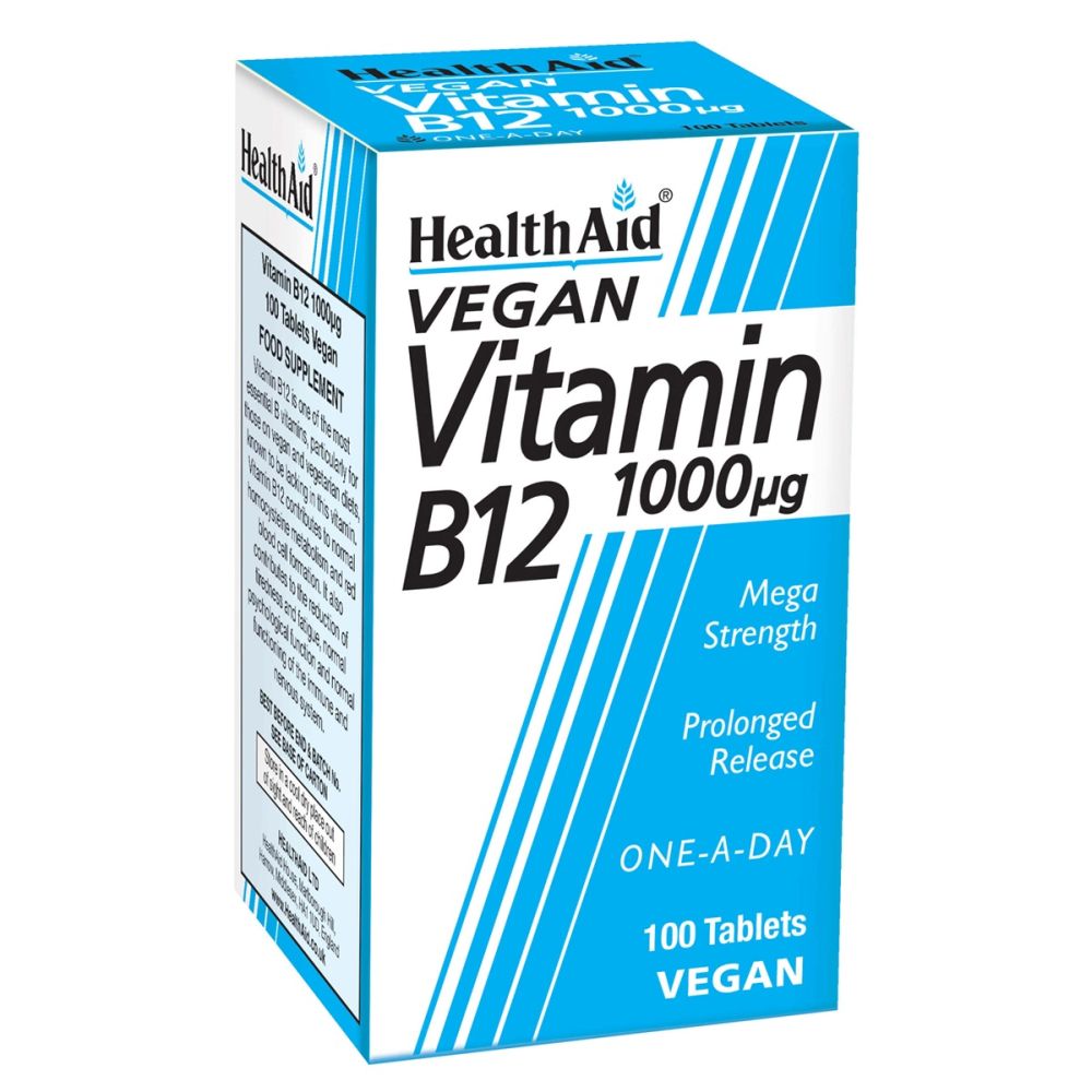Health Aid Vitamin B12 1000μg 100Ταμπλέτες
