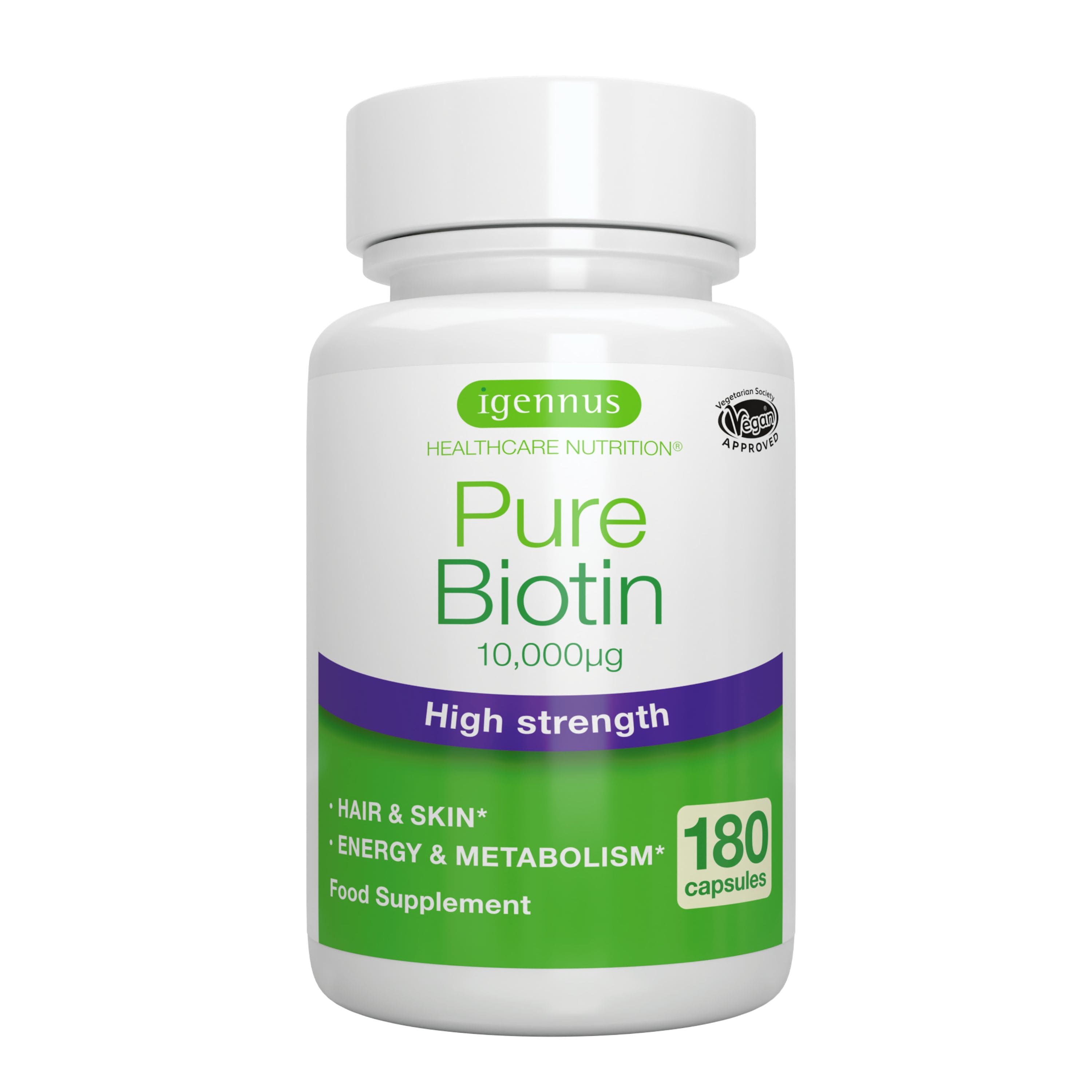 Igennus Pure Biotin 10000μg 180Ταμπλέτες