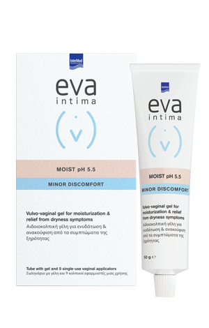 Intermed Eva Intima Moist Ph 5.5 Minor Discomfort 9Προγεμισμένοι Εφαρμοστές