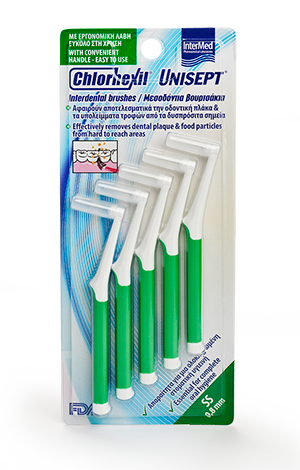 Intermed Chlorhexil Interdental Brushes SS 0,8mm 5Τεμάχια