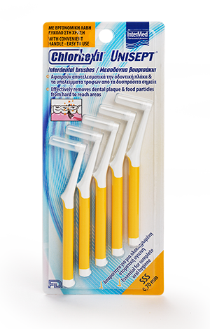 Intermed Chlorhexil Interdental Brushes SSS 0,7mm 5Τεμάχια