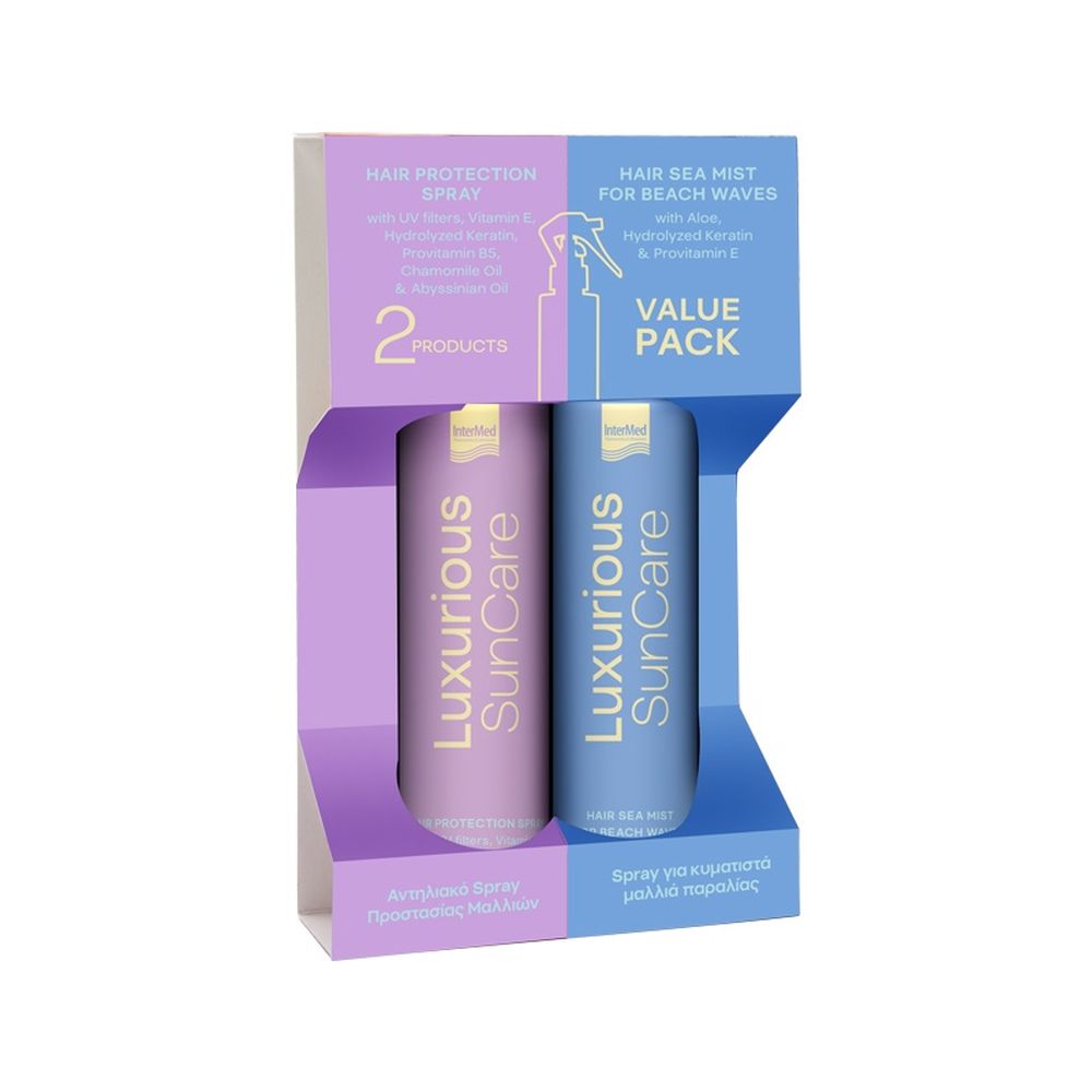 Intermed Luxurious Sun Care Value Pack Hair Protection Spray 200ml & Hair Sea Mist 200ml