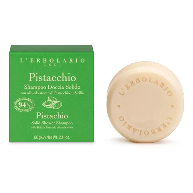 L’Erbolario Pistacchio Shampoo Doccia Solido 60gr