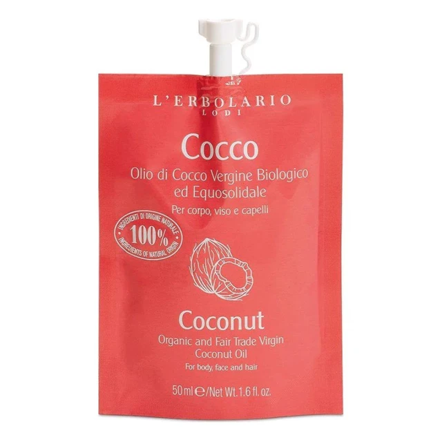 L’Erbolario Cocco Olio di Vergine Biologico ed Equosolidade 50ml