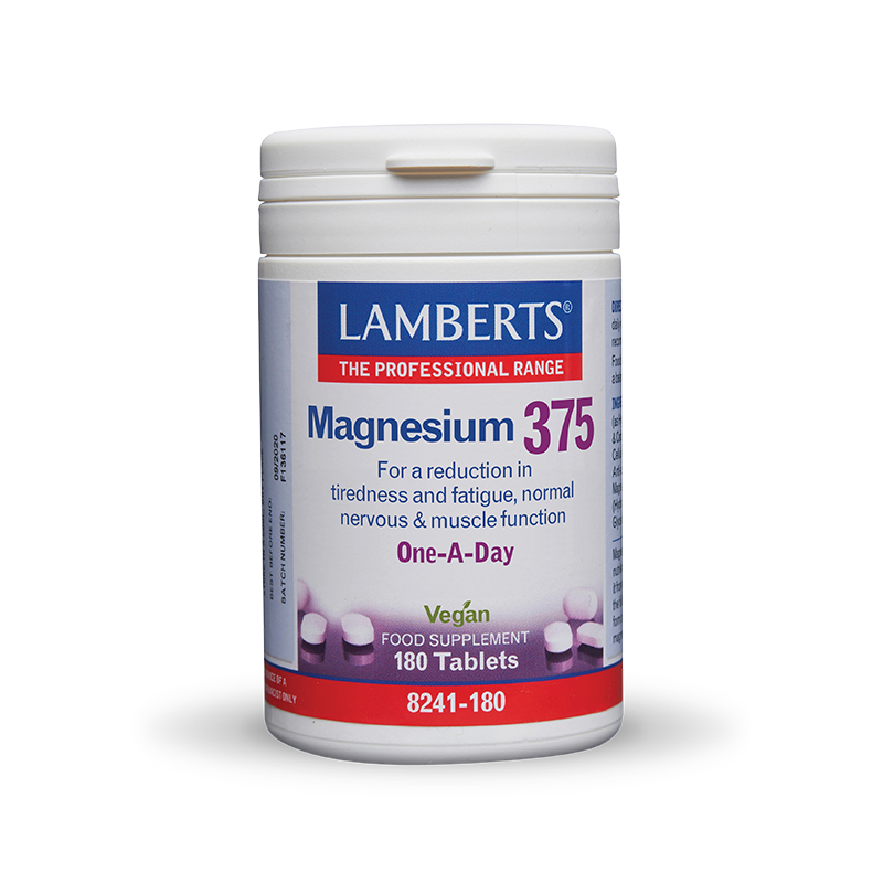Lamberts Magnesium 375mg 180Ταμπλέτες