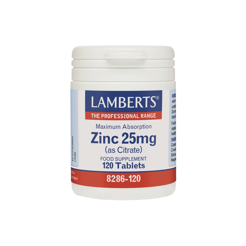 Lamberts Zinc Citrate 25mg 120Ταμπλέτες