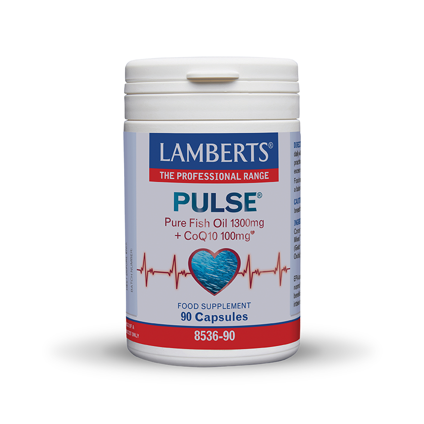 Lamberts Pulse Pure Fish Oil 1300mg & CoQ10 100mg 90Κάψουλες