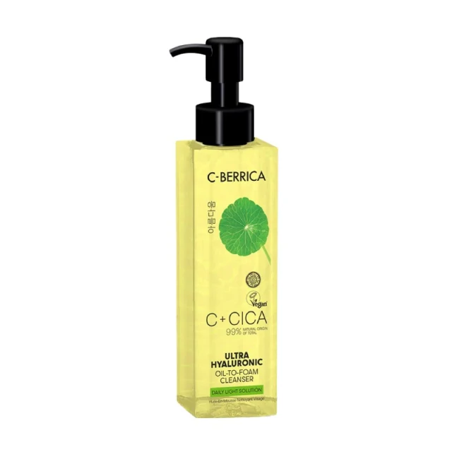 Natura Siberica C+Cica C-Berrica Oil-To-Foam Cleanser with Hyaluronic Acid 150ml