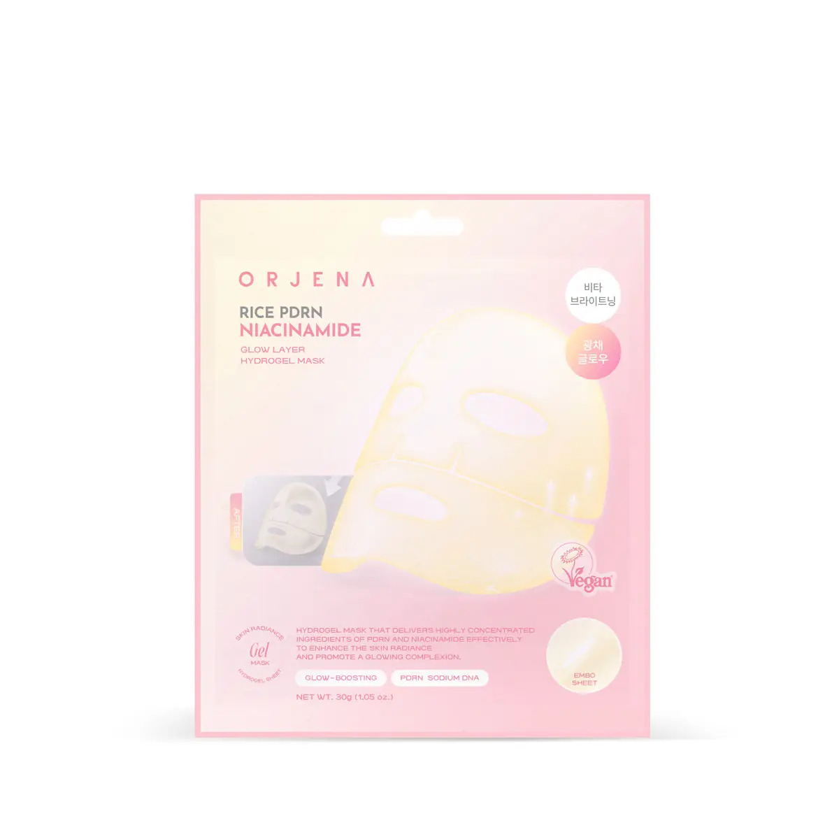 Orjena Glow Layer Hydrogel Mask 30gr