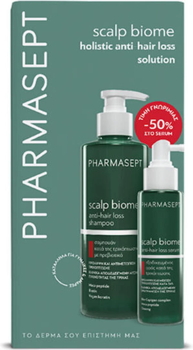 Pharmasept Promo Scalp Biome Anti-Hair Loss Shampoo 400ml & Serum 100ml