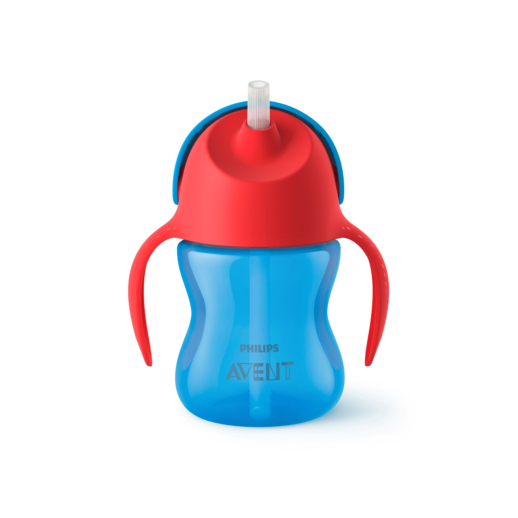 Philips Avent Κύπελλο με Καλαμάκι Bendy Μπλε-Κόκκινο 9m+ 200ml