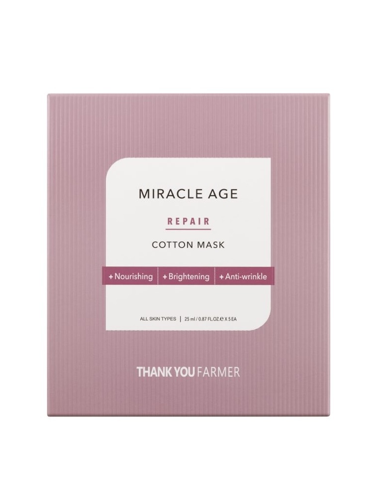 Thank You Farmer Miracle Age Repair Cotton Mask 25ml