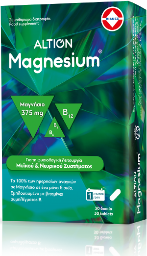 Altion Magnesium 375mg 30Δισκία
