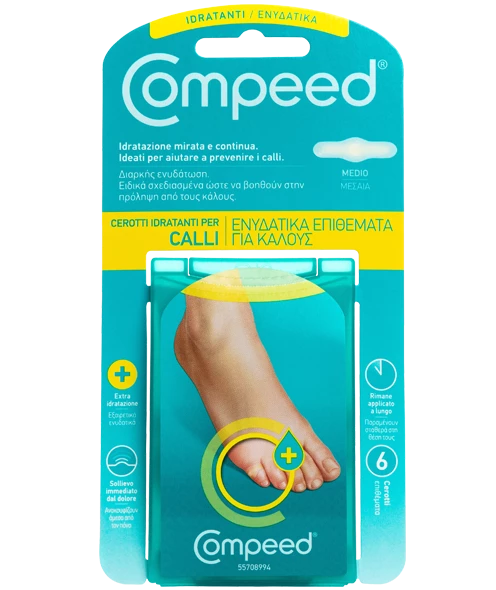 Compeed Ενυδατικά Επιθέματα για Κάλους 6Τεμάχια