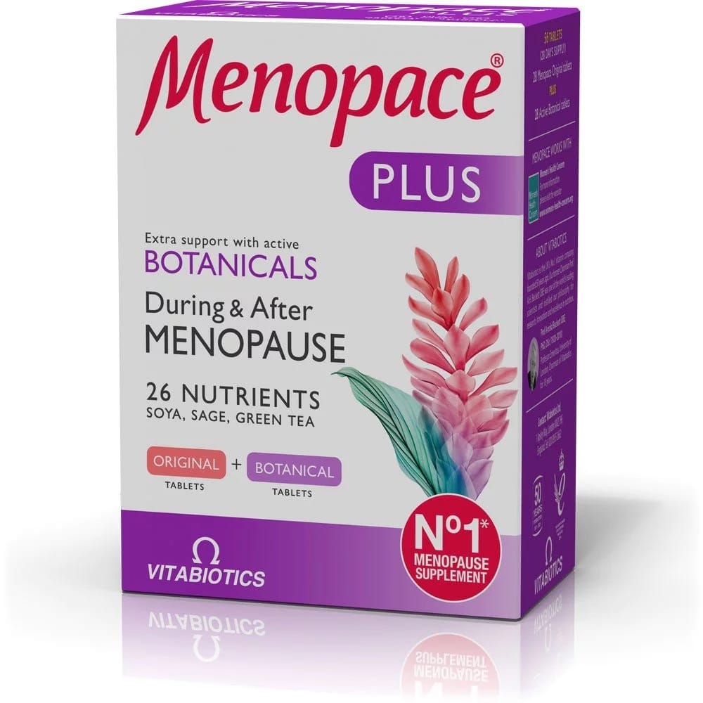 Vitabiotics Menopace Plus 28Ταμπλέτες & 28Ταμπλέτες Βοτάνων