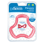 Dr. Brown’s Flexees Friends Κρίκος Οδοντοφυΐας Ροζ 3m+