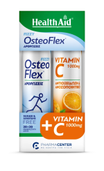 Health Aid Promo Osteoflex Fizzy 20Αναβράζοντα Δισκία & Vitamin C 1000mg 20Αναβράζοντα Δισκία