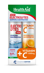 Health Aid Promo Electrolytes Sport 20Αναβράζοντα Δισκία & Vitamin C 1000mg 20Αναβράζοντα Δισκία