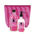 Lavish Care Promo Xmas Jingle Cherry Rum Bath & Shower Gel 500ml & Glitter Body Lotion 300ml