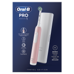 Oral-B Pro Series 1 Ηλεκτρική Οδοντόβουρτσα Ροζ & Θήκη Ταξιδίου