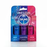 Skins Vital Lubes Sampler Tubes 3 x 12ml