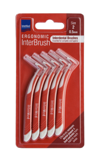 Φωτογραφία από Intermed Ergonomic InterBrush Κόκκινο 0.5mm 5Τεμάχια