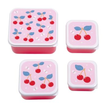 A Little Lovely Company Lunch Box Set Cherries