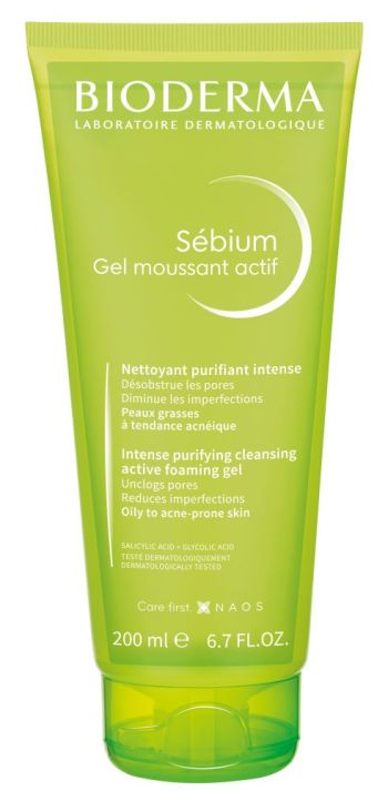 Bioderma Sebium Gel Moussant Actif 200ml