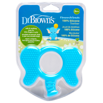 Dr. Brown’s Flexees Friends Κρίκος Οδοντοφυΐας Ελέφαντας 3m+