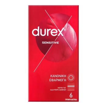 Durex Sensitive Κανονική Εφαρμογή 6Τεμάχια