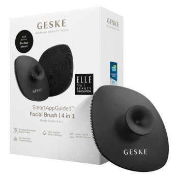 Geske Facial Cleansing Facial Brush 4 in 1 with Handle Gray