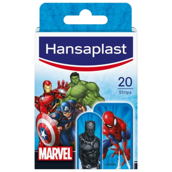Hansaplast Marvel Junior Avengers Αυτοκόλλητα Επιθέματα Παιδικά 20Τεμάχια