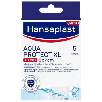 Hansaplast Aqua Protect XL 6x7cm 5Τεμάχια