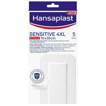 Hansaplast Sensitive 4XL 10x20cm 5Τεμάχια