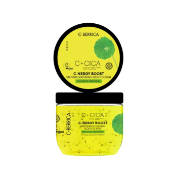 Natura Siberica C+Cica C-Berrica Brightening Body Scrub C-Energy Boost Skin 200ml