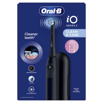 Oral B iO Series 2 Ηλεκτρική Οδοντόβουρτσα Μαύρη