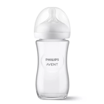 Philips Avent Natural Response Μπιμπερό Γυάλινο 1m+ 240ml