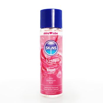 Skins Bubblegum Flavoured Water Based Lubricant 130ml