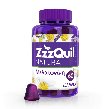 ZzzQuil Natura Συμπλήρωμα Διατροφής με Μελατονίνη με Γεύση Φρούτων του Δάσους 60Ζελεδάκια