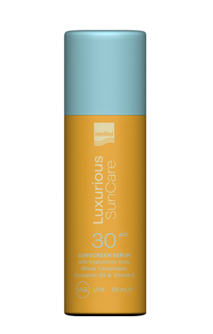 Φωτογραφία από Intermed Luxurious SunCare Sunscreen Face Serum SPF30 50ml