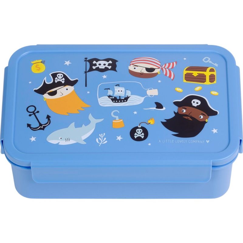Φωτογραφία από A Little Lovely Company Bento Lunch Box Pirates 1.2lt (22x14.5x7)