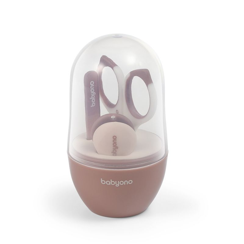 BabyOno Βρεφικό Σετ Περιποίησης Νυχιών με Θήκη - Καφέ Φωτογραφία από BabyOno Βρεφικό Σετ Περιποίησης Νυχιών με Θήκη - Καφέ