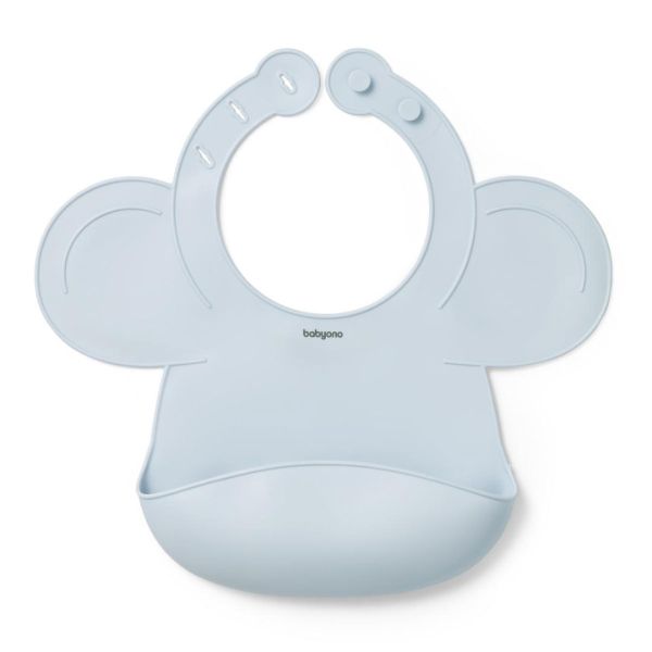 BabyOno Σαλιάρα Σιλικόνης 6m+ Blue Φωτογραφία από BabyOno Σαλιάρα Σιλικόνης 6m+ Blue