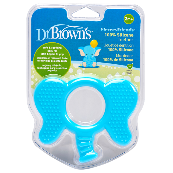 Φωτογραφία από Dr. Brown’s Flexees Friends Κρίκος Οδοντοφυΐας Ελέφαντας 3m+