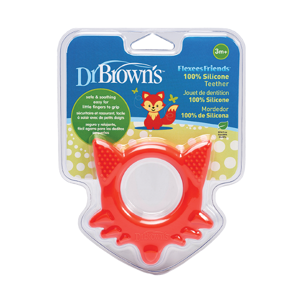 Φωτογραφία από Dr. Brown’s Flexees Friends Κρίκος Οδοντοφυΐας Αλεπού 3m+