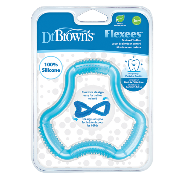 Φωτογραφία από Dr. Brown’s Flexees Friends Κρίκος Οδοντοφυΐας Μπλε 3m+